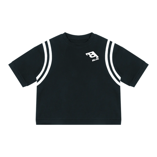 8 BOXY WAFFLE OVERSIZED TEE