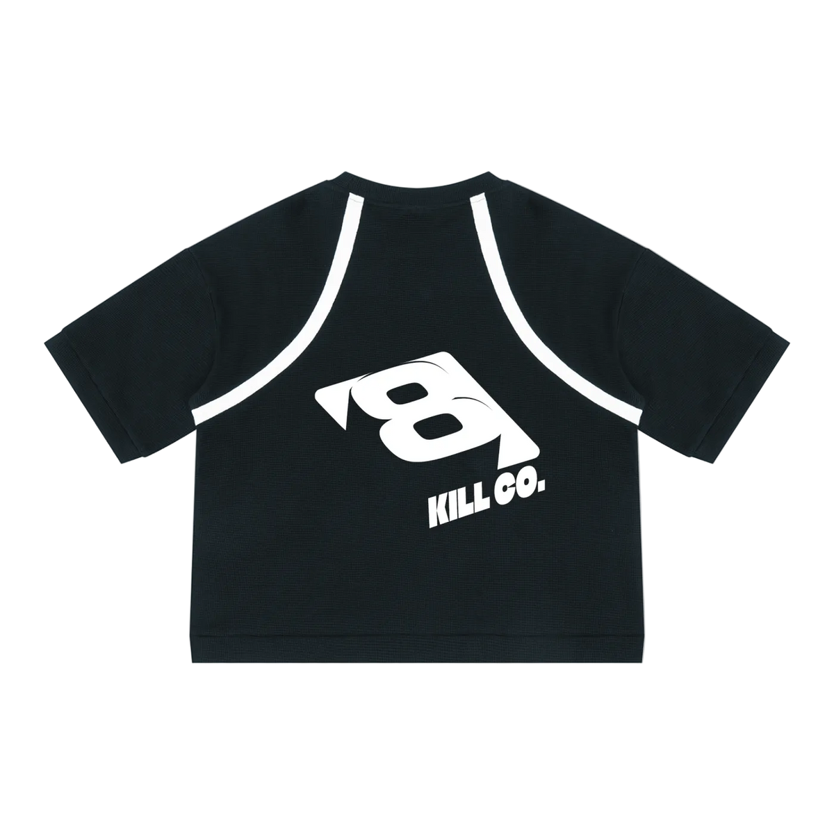 8 BOXY WAFFLE OVERSIZED TEE