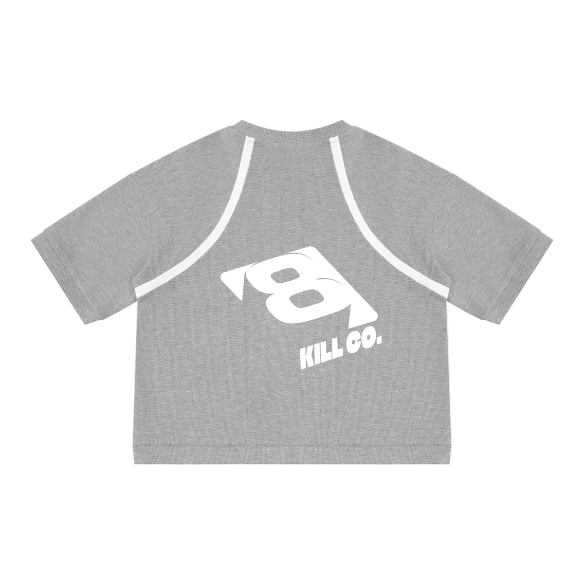 8 BOXY WAFFLE OVERSIZED TEE